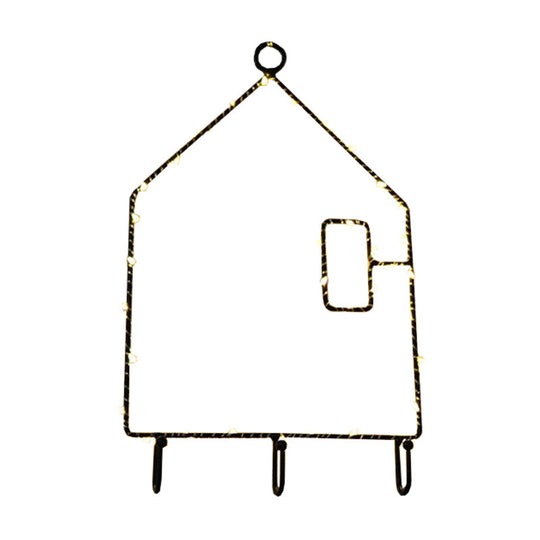 Contemporary Led Metal Wall Lamp For Childrens Bedroom With White Nightstand Lighting