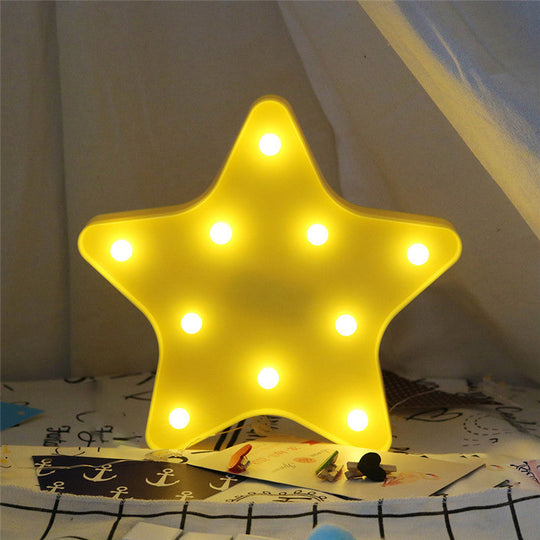 Modern Battery-Operated Led Wall Night Light - Star Stand Lighting
