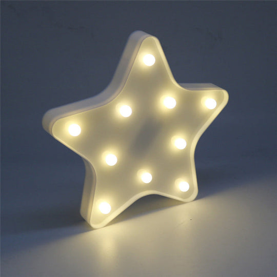 Modern Battery-Operated Led Wall Night Light - Star Stand Lighting