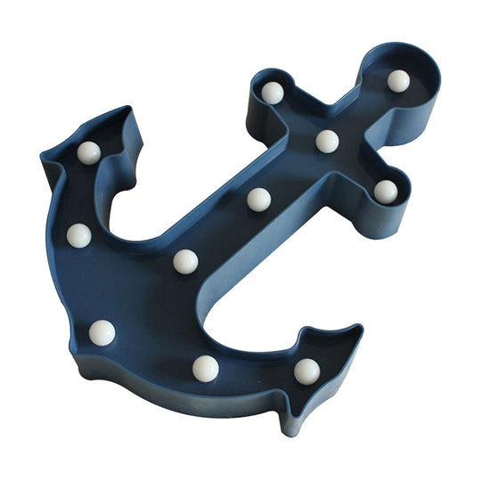 Led Wall Night Lamp For Baby Bedroom - Nordic Style Sailing Element Plastic Nightstand Lighting