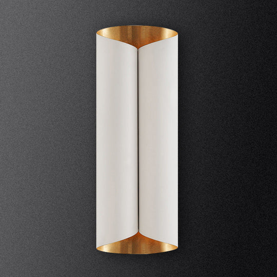 Minimalist Twist Wall Sconce With Metallic 2-Bulb Light Fixture For Porch