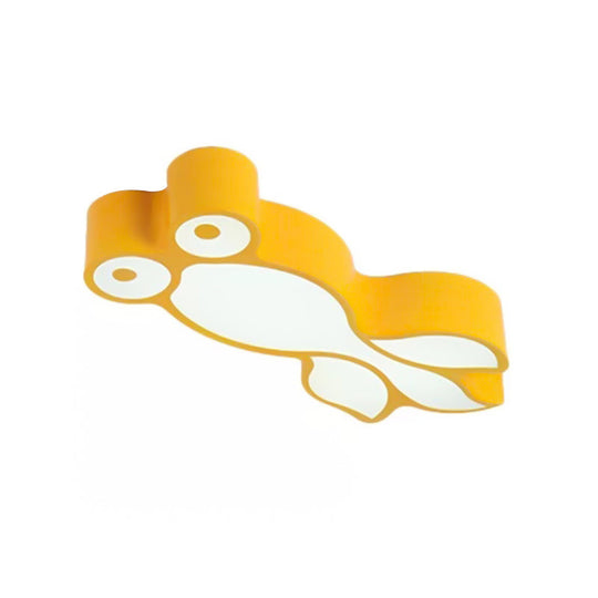 Adorable Little Goldfish Ceiling Light: Acrylic Led Flush Mount For Kids’ Bedrooms