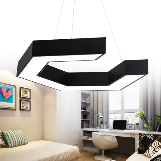Modern Magnetic Led Pendant Light With Acrylic Shade