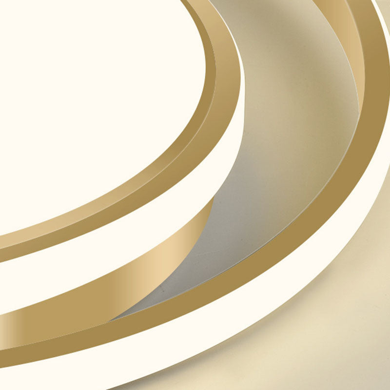 Minimalist Led Circle Flush Ceiling Light Acrylic Bedroom - Ready