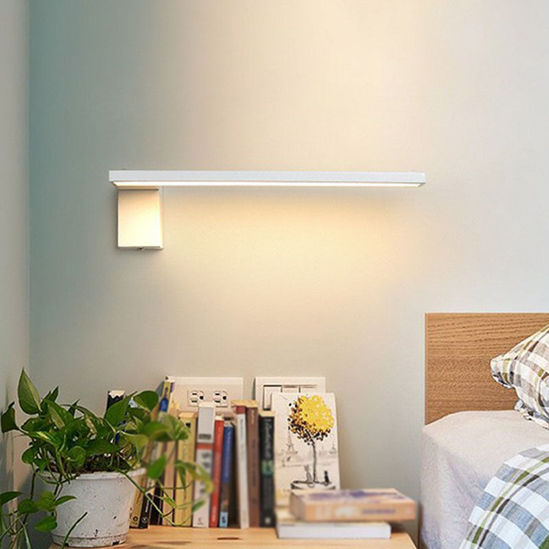 Modern L-Shaped Led Wall Sconce For Living Rooms - Acrylic Simplicity