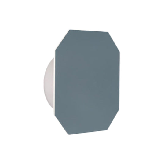 Nordic Macaron Colored Wall Sconce For Stair Foyer In Round Metal Design