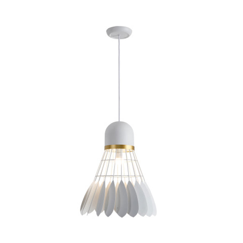 Contemporary Badminton Inspired Iron Suspension Light
