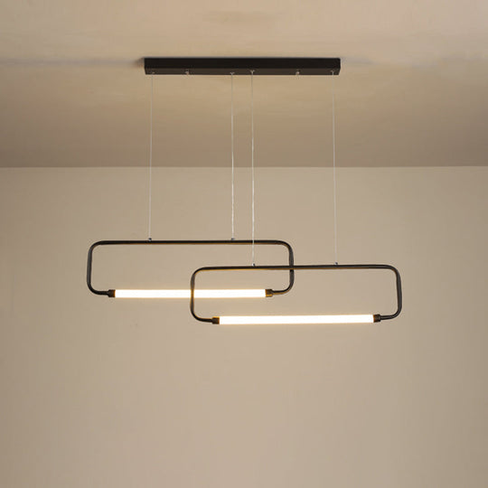 Minimalist Geometric Led Dining Room Pendant Light
