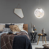 Contemporary Led Pendant Light With Elegant Amber/Smoke Grey Glass Globe/Cylinder/Oval Design For
