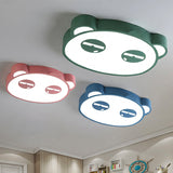 Here Are Two Options:

1. Panda Flushmount Nursery Light - Colorful Animal Led Ceiling Lamp
2.