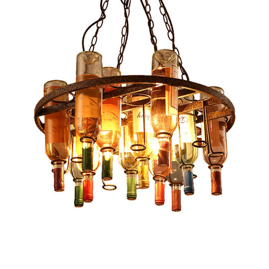 Rustic Metal Pendant Lighting Kit - Industrial Style Hang Lights For Dining Room 1/2/3 Light