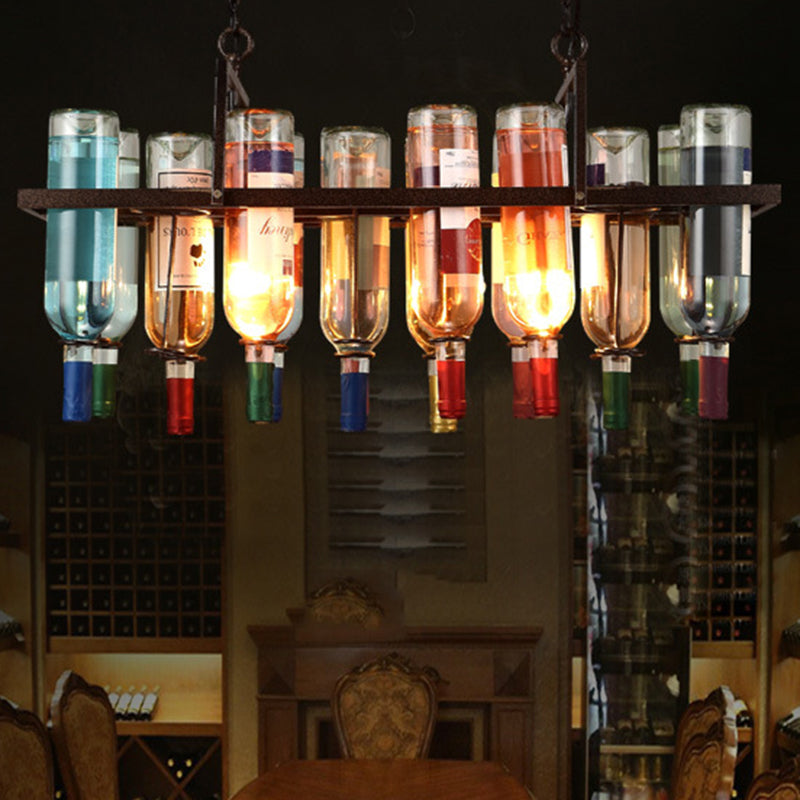 Rustic Metal Pendant Lighting Kit - Industrial Style Hang Lights For Dining Room 1/2/3 Light