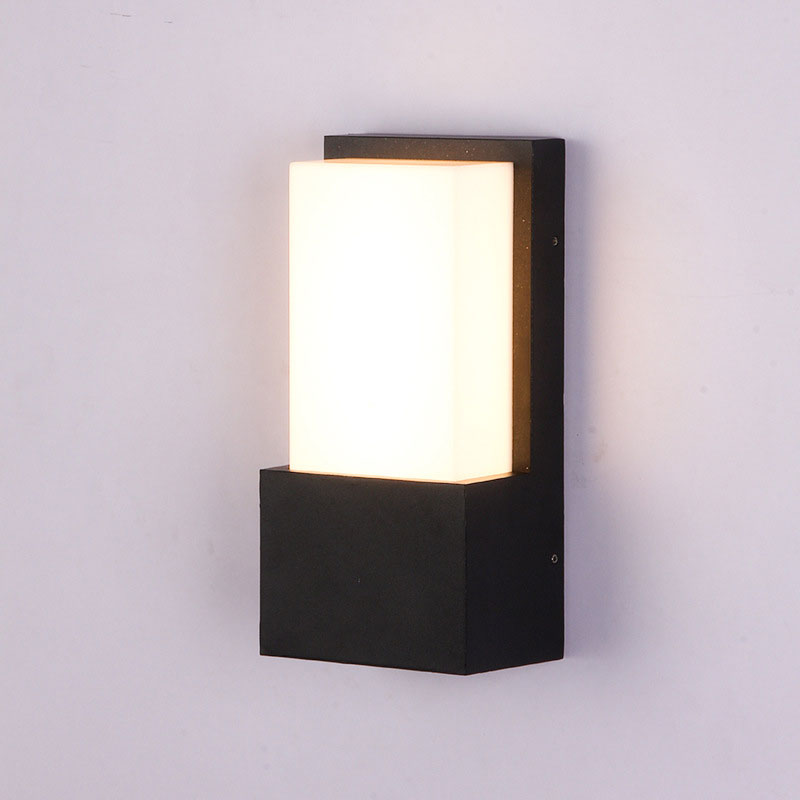 Sleek Metallic Led Wall Sconce Light For Courtyard: Simplicity At Its Best