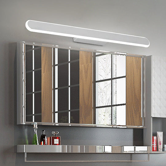 Modern Led Vanity Lamp For White Bathroom Mirror - Available In White/Warm Light 3 Sizes / 16 Warm