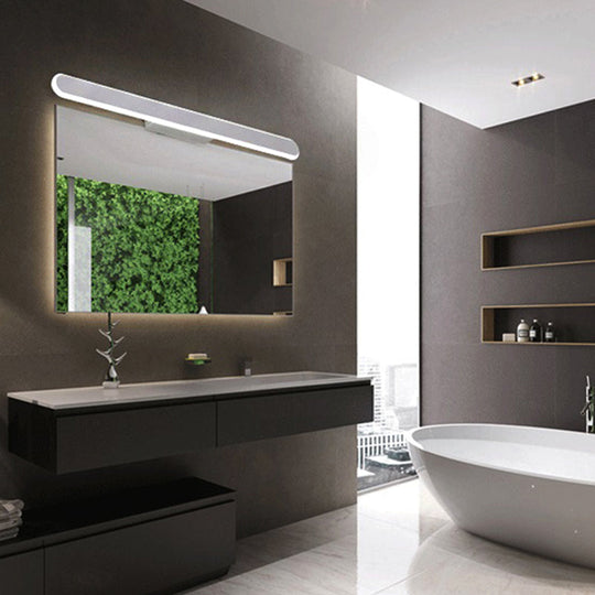 Modern Led Vanity Lamp For White Bathroom Mirror - Available In White/Warm Light 3 Sizes