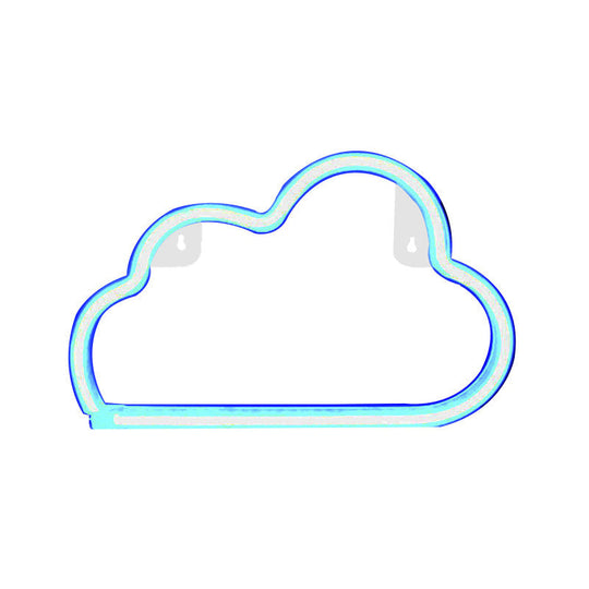 Kids Bedroom Plastic Cloud Wall Light - White Led Night Lighting Idea