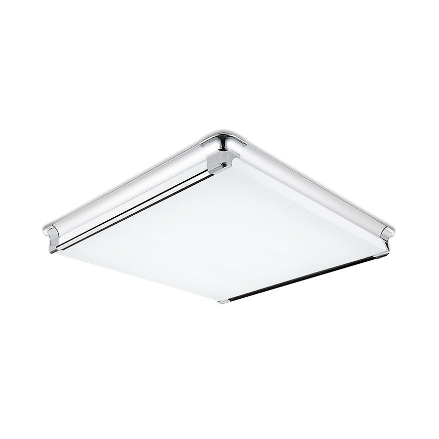 Simplicity Acrylic Led Flush Ceiling Light - Rectangular Design Wide 16.5/24.5/25.5 Ideal For Living