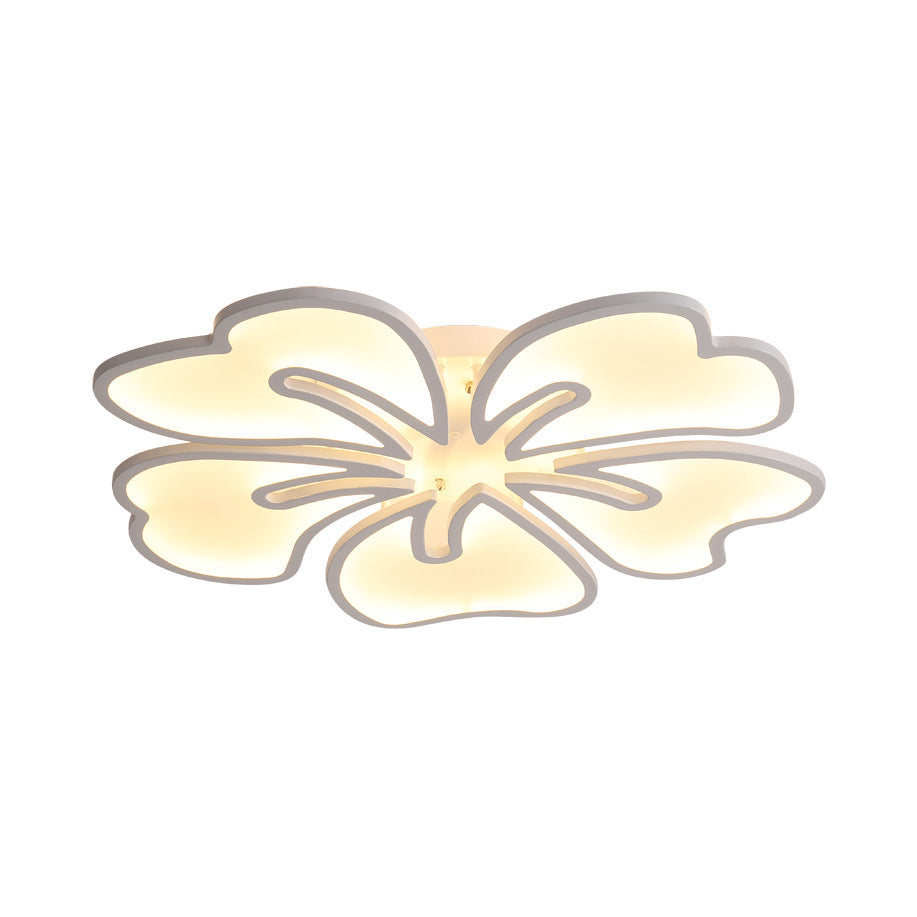 Modern Acrylic Flush Mount Flower Ceiling Lamp Available In 3/4/5-Light Options Warm/White/Natural