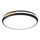 Sleek Round Led Flush Mount Light For Bedrooms - Acrylic Finish