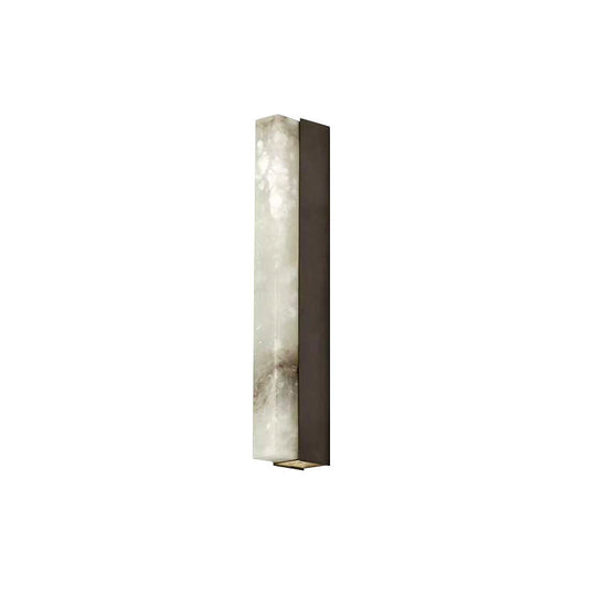 Led Wall Lighting Simplicity: Rectangular Mica Living Room Sconce