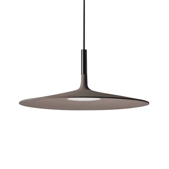 Minimalistic Led Hanging Pendant Light With Flying Saucer Design - Ideal For Restaurant Ceilings