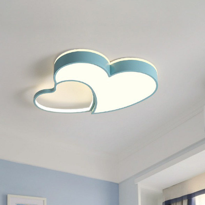 Heart Led Flush Mount Lighting For Kids’ Bedrooms - Simplistic And Stylish