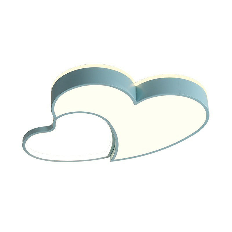 Heart Led Flush Mount Lighting For Kids’ Bedrooms - Simplistic And Stylish
