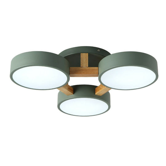 Acrylic Nordic Style Flush Mount Ceiling Light For Living Room