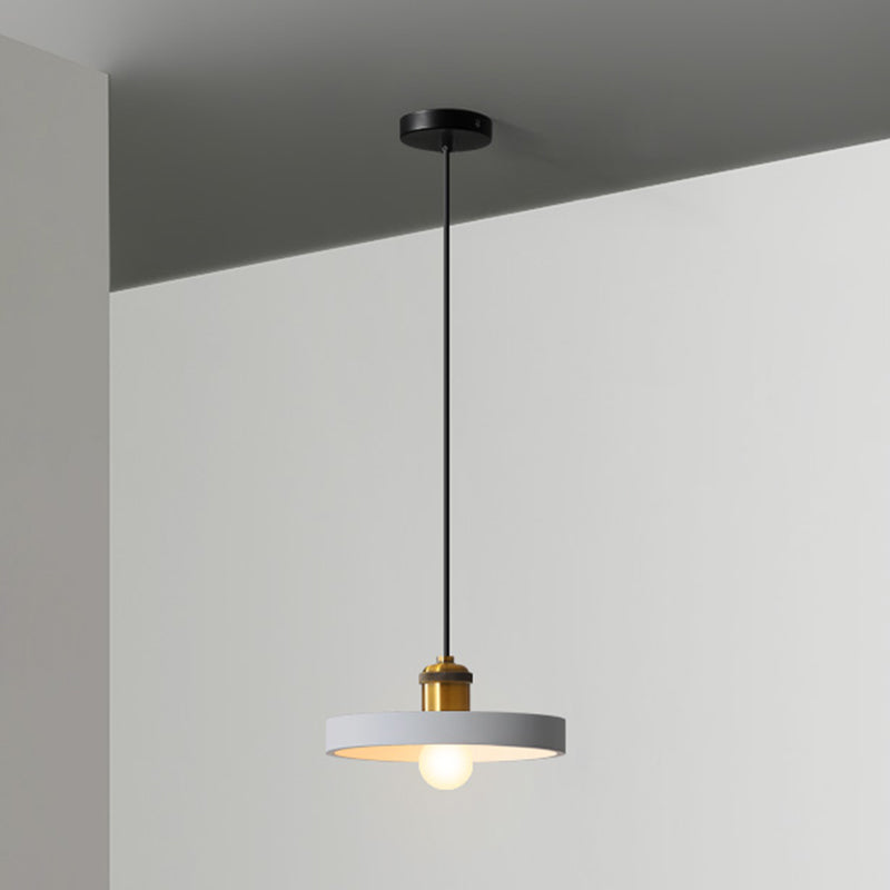 Modern Geometric Pendant Light - Stylish Resin-Cement Suspension Fixture For Dining Room Grey /