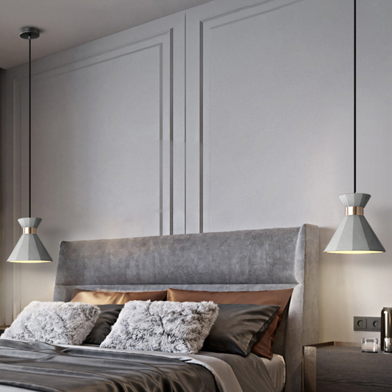 Nordic Castle Mermaid Pendant Light - Single-Bulb Cement Suspension Fixture For Bedrooms