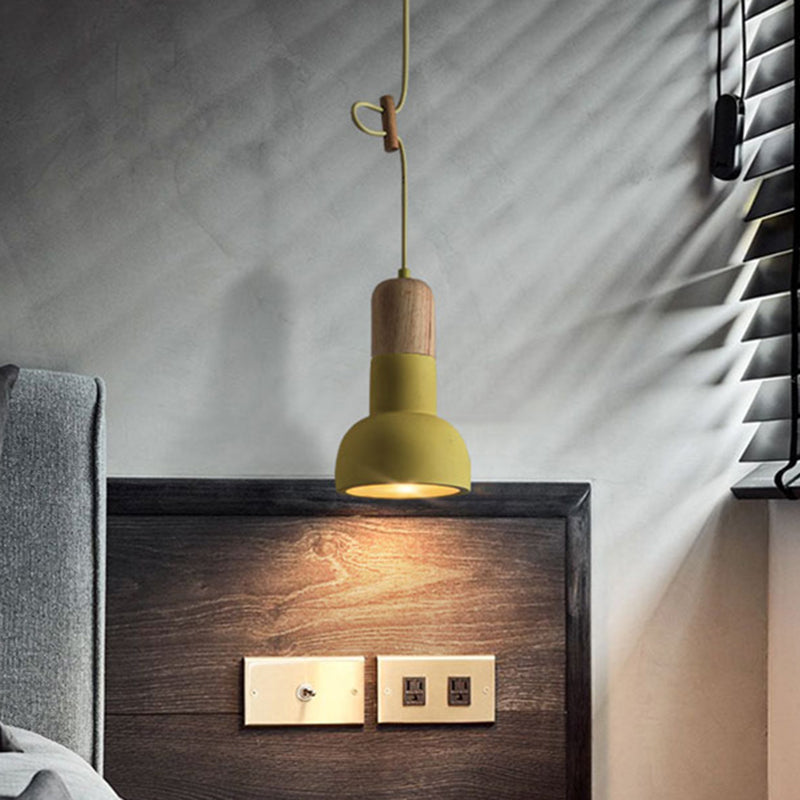 Minimalist Dining Room Ceiling Lamp - Flashlight Inspired Design - Cement - 1��Head Ceiling Lighting