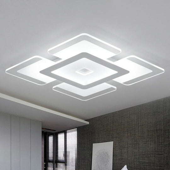 Modern Style Acrylic Led Flush Ceiling Light - Clear!

This Revised Title Maintains The Important