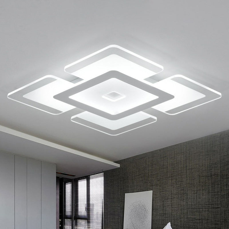 Modern Style Acrylic Led Flush Ceiling Light - Clear!’ This Revised Title Maintains The Important