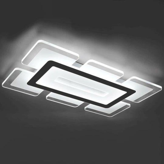 Modern Style Acrylic Led Flush Ceiling Light - Clear!’ This Revised Title Maintains The Important