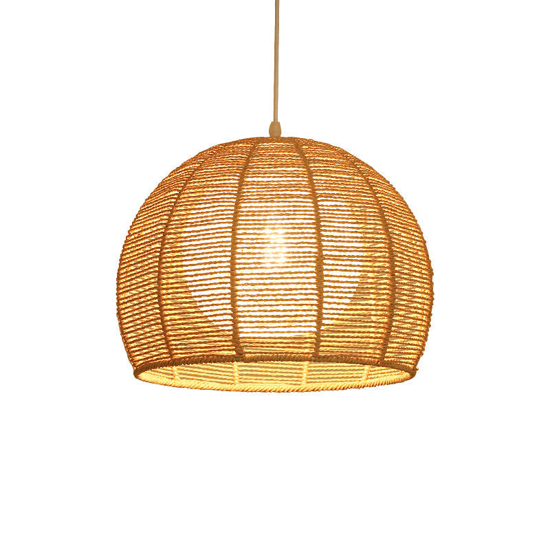 Handmade Hemp Rope Pendant Light For Restaurants