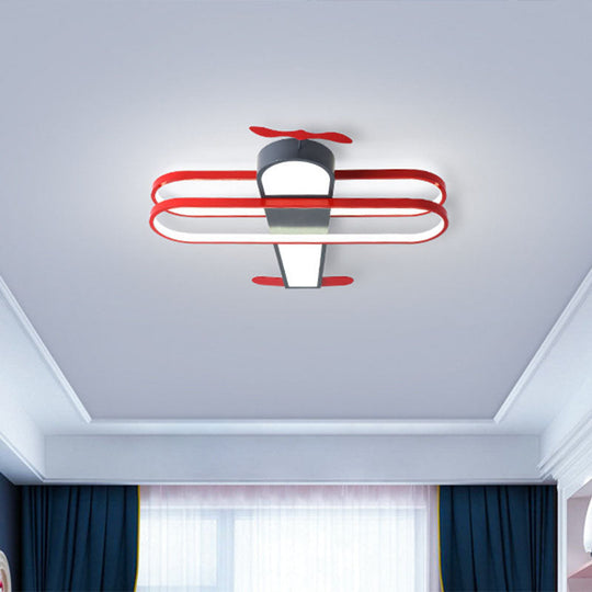 Simplicity Led Flush Mount Ceiling Light - Acrylic Plane Shape For Nursery