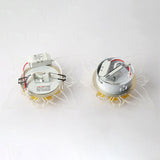 Yellow Crystal Minimalist Led Flush Mount With Floral Shape For Corridors