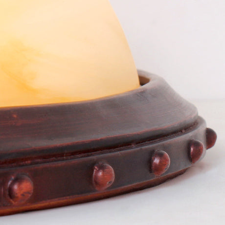 Bowl White Glass Ceiling Light With Traditional Flushmount Design - Bronze Finish 2/3 Lights Ideal