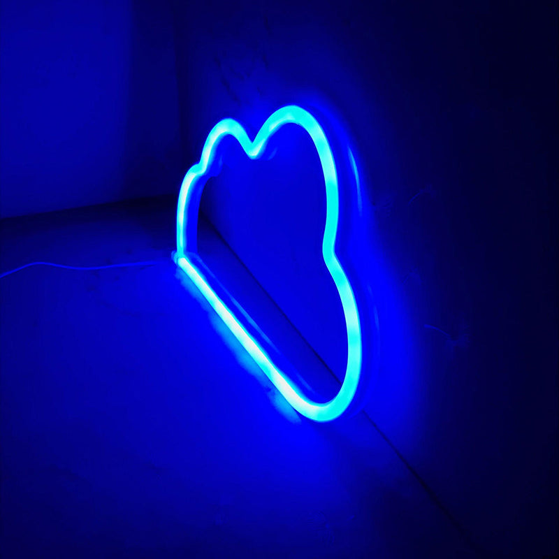 Plastic Cloud Led Night Light With Usb Rechargeable Plug - Childrens White Table Lamp