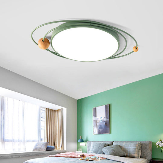 Nordic Flush - Mount Led Ceiling Lamp For Kids Bedroom