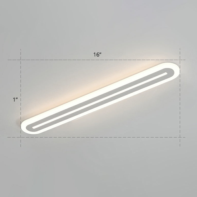 Ultrathin Acrylic Ceiling Light - Led Flush Mount Lighting Modern White Design For Foyer / Remote