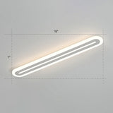 Ultrathin Acrylic Ceiling Light - Led Flush Mount Lighting Modern White Design For Foyer / Remote