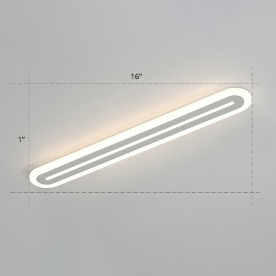 Ultrathin Acrylic Ceiling Light - Led Flush Mount Lighting Modern White Design For Foyer / Remote