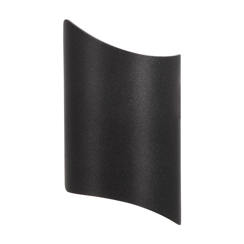 Modern Led Black Wall Sconce Lamp With Metal Shade For Yard