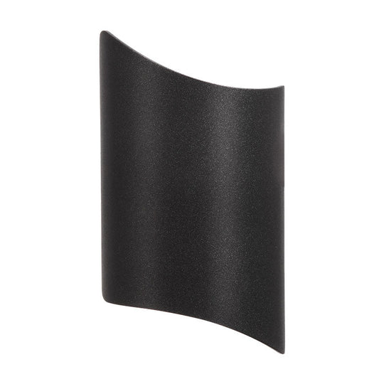 Modern Led Black Wall Sconce Lamp With Metal Shade For Yard