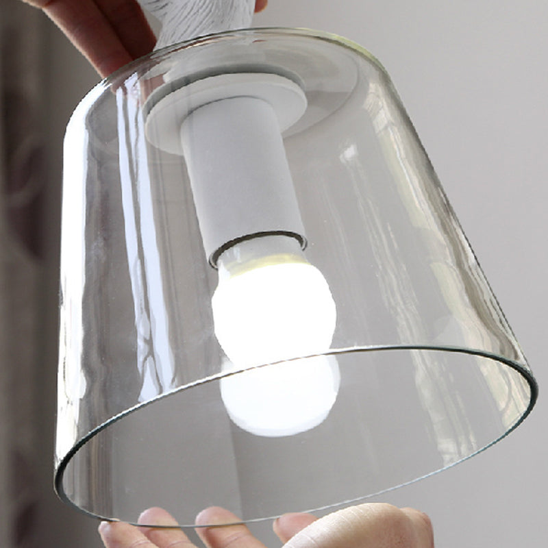 Modern White Glass Bird Restaurant Pendant Light