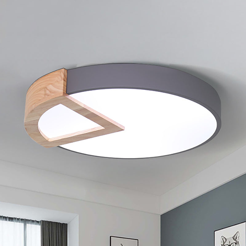 Nordic Macaron Flush Mount Light For Kids Bedrooms