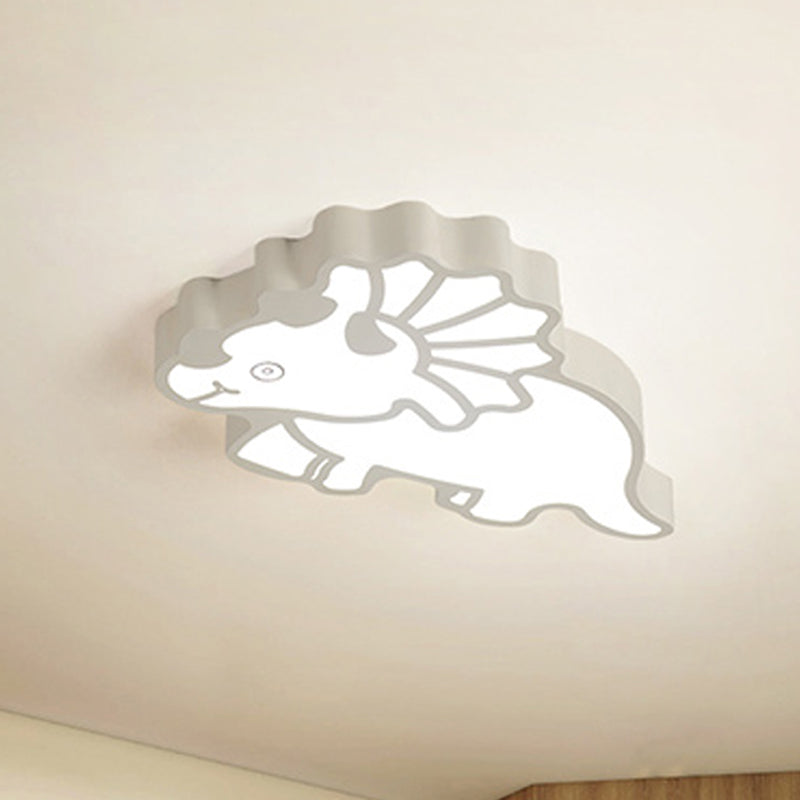 Spinosaurus Led Ceiling Light: Modern Acrylic Lamp For Child’s Bedroom