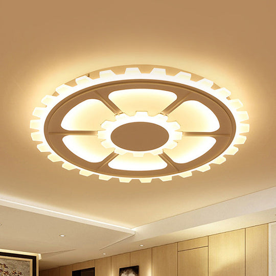 Modern White Led Flower Ceiling Light For Kids’ Bedroom