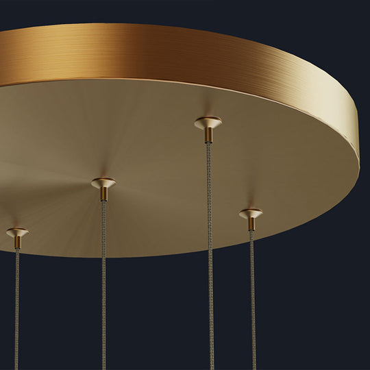 Led Multi-Pendant Gem Suspension Lighting For Dining Room Decor